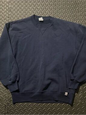 Russell Athletic Navy Blue Men’s Crewneck Sweatshirt